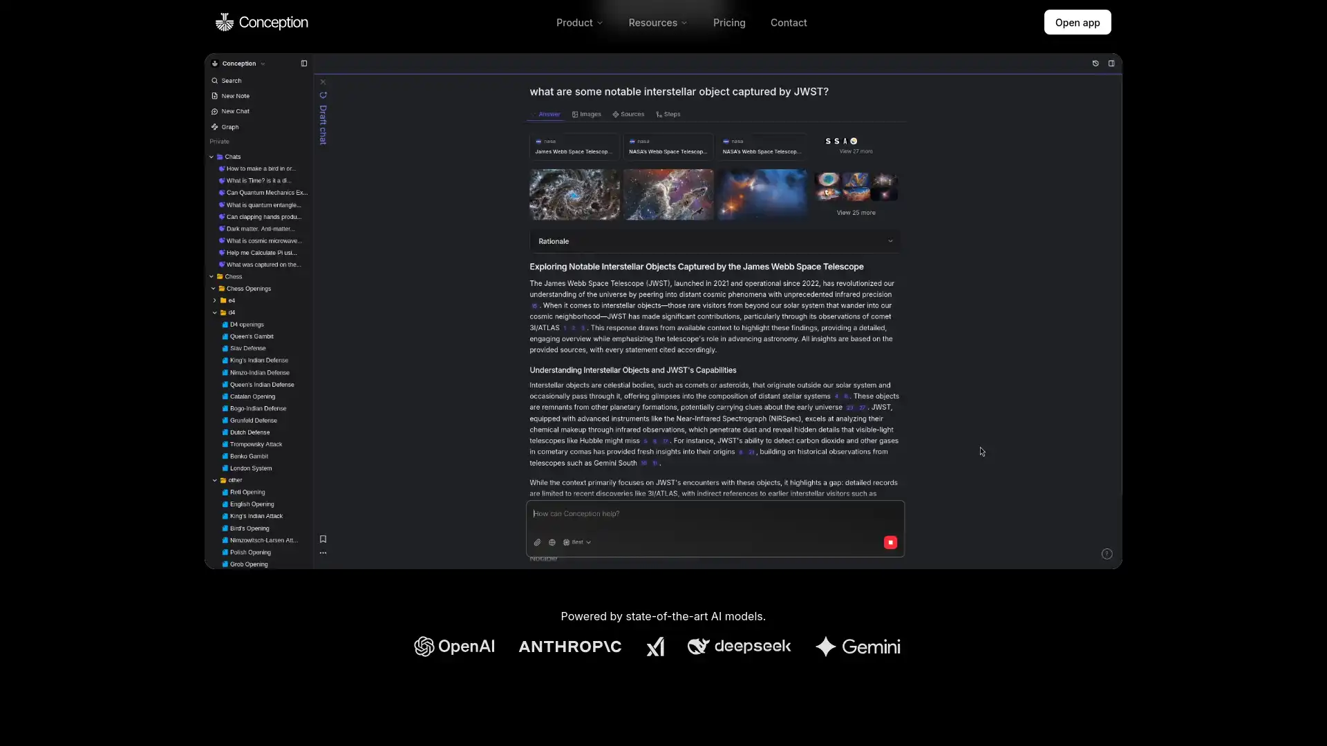Citation-Backed AI Search Showcase screenshot 2