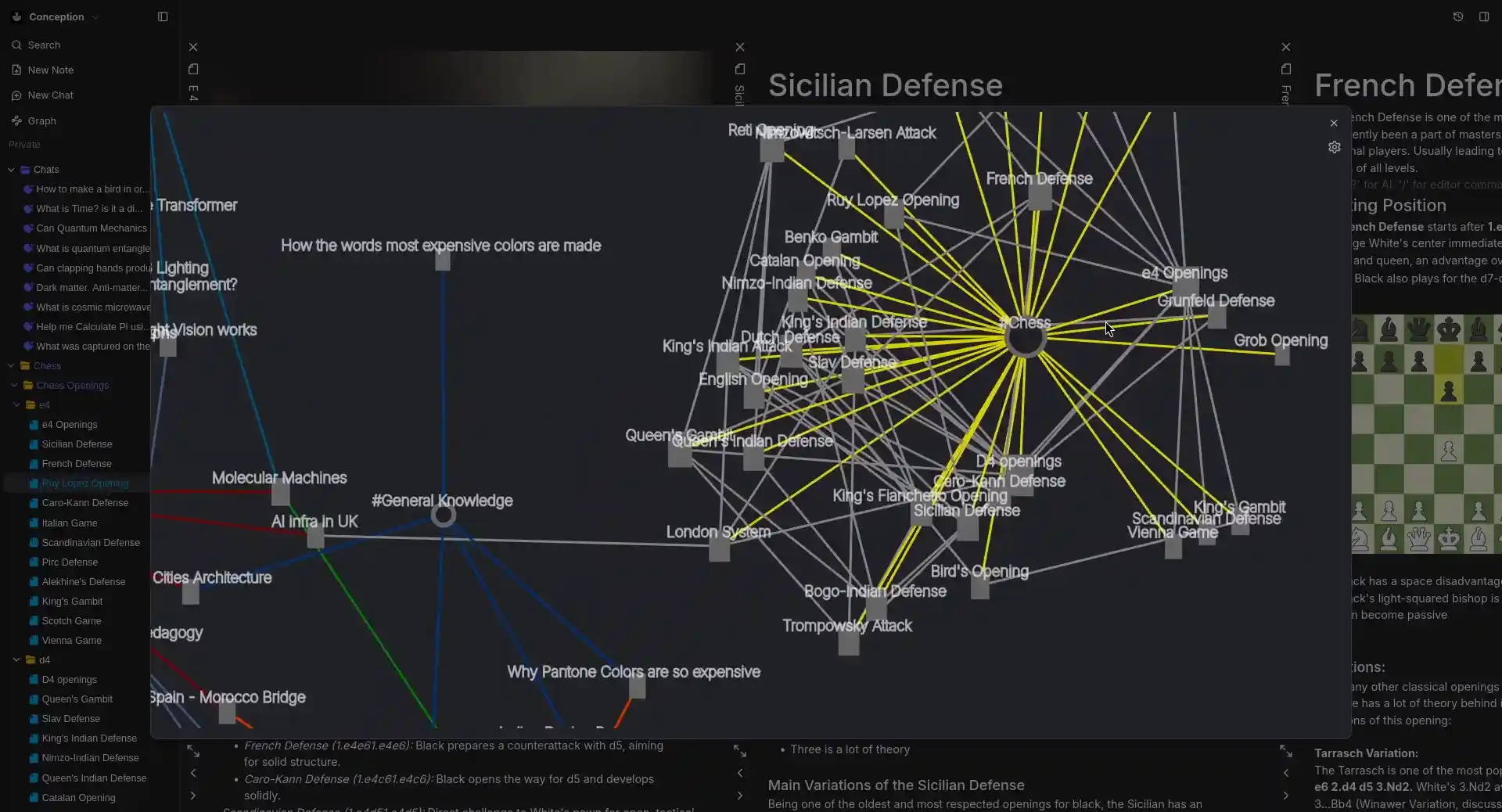Graph View Knowledge Visualization screenshot 2