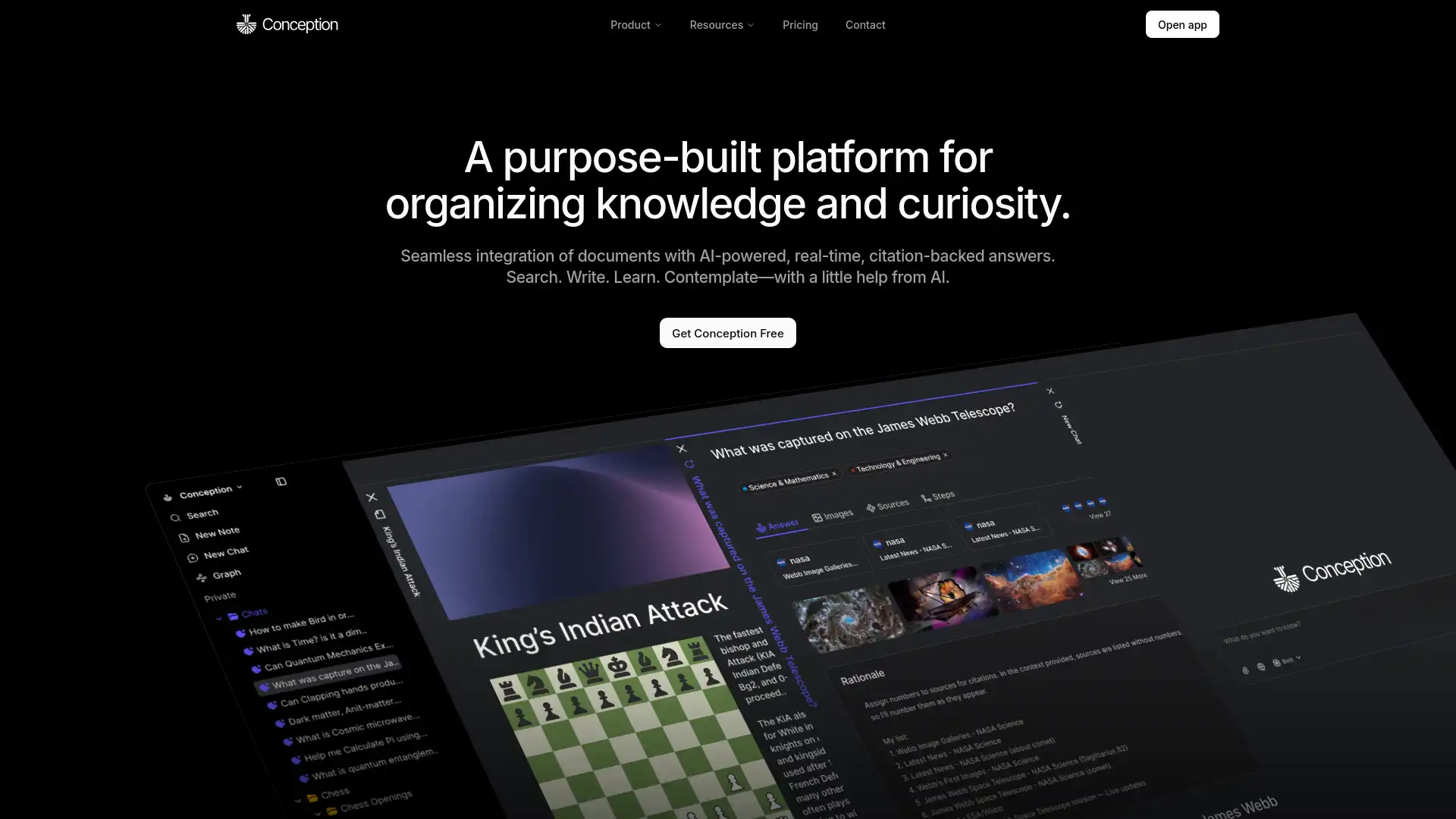 Hero Section with Interactive Mockup screenshot 1