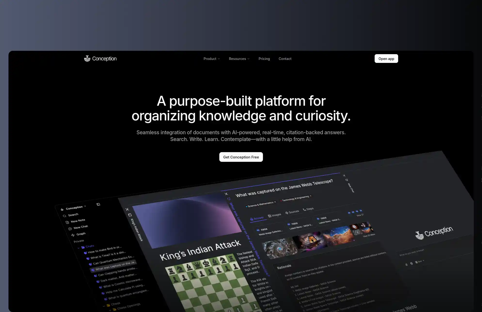 Conception: AI Workspace Website