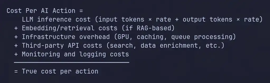 Cost Per AI Actions